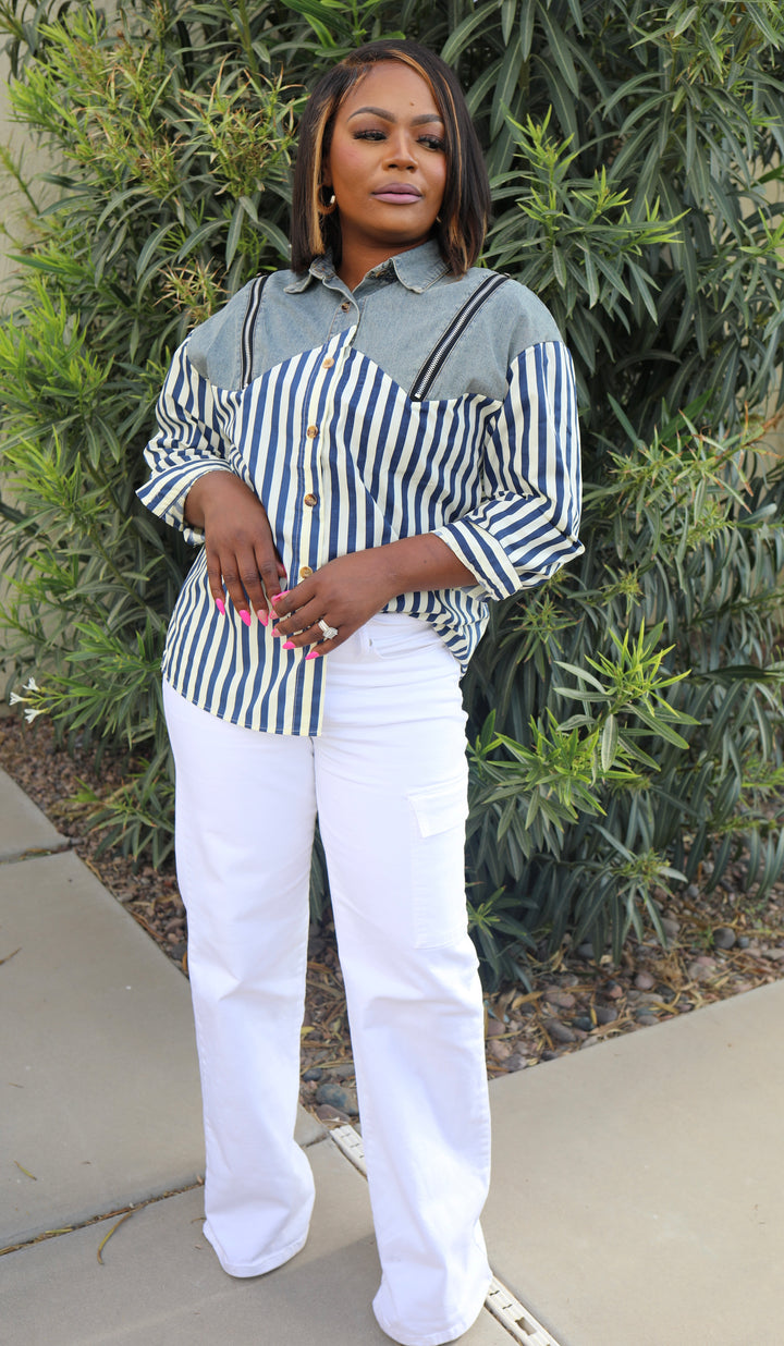 Denim Daze Top
