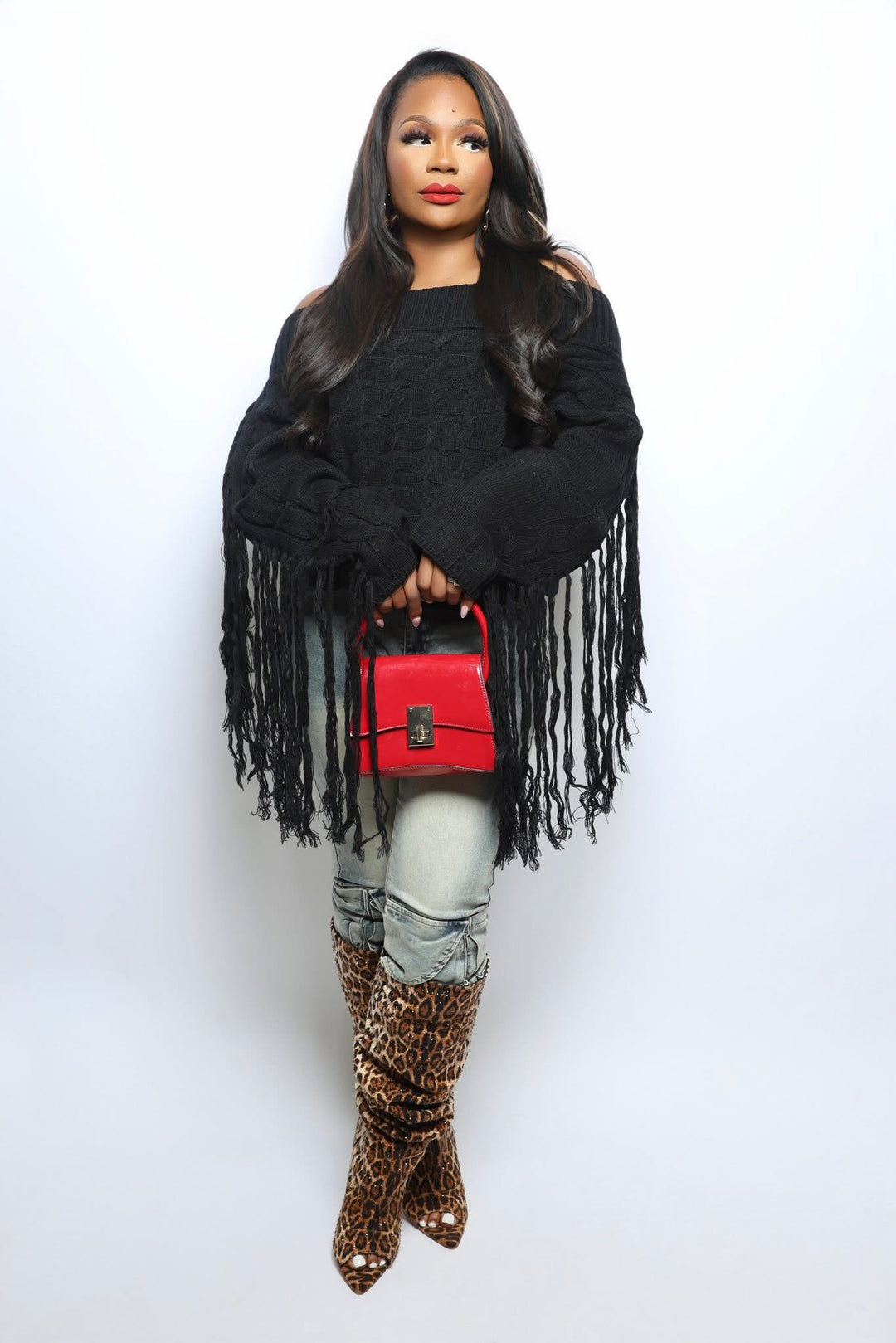 Knit Tassel “ Kiaira” Sweater