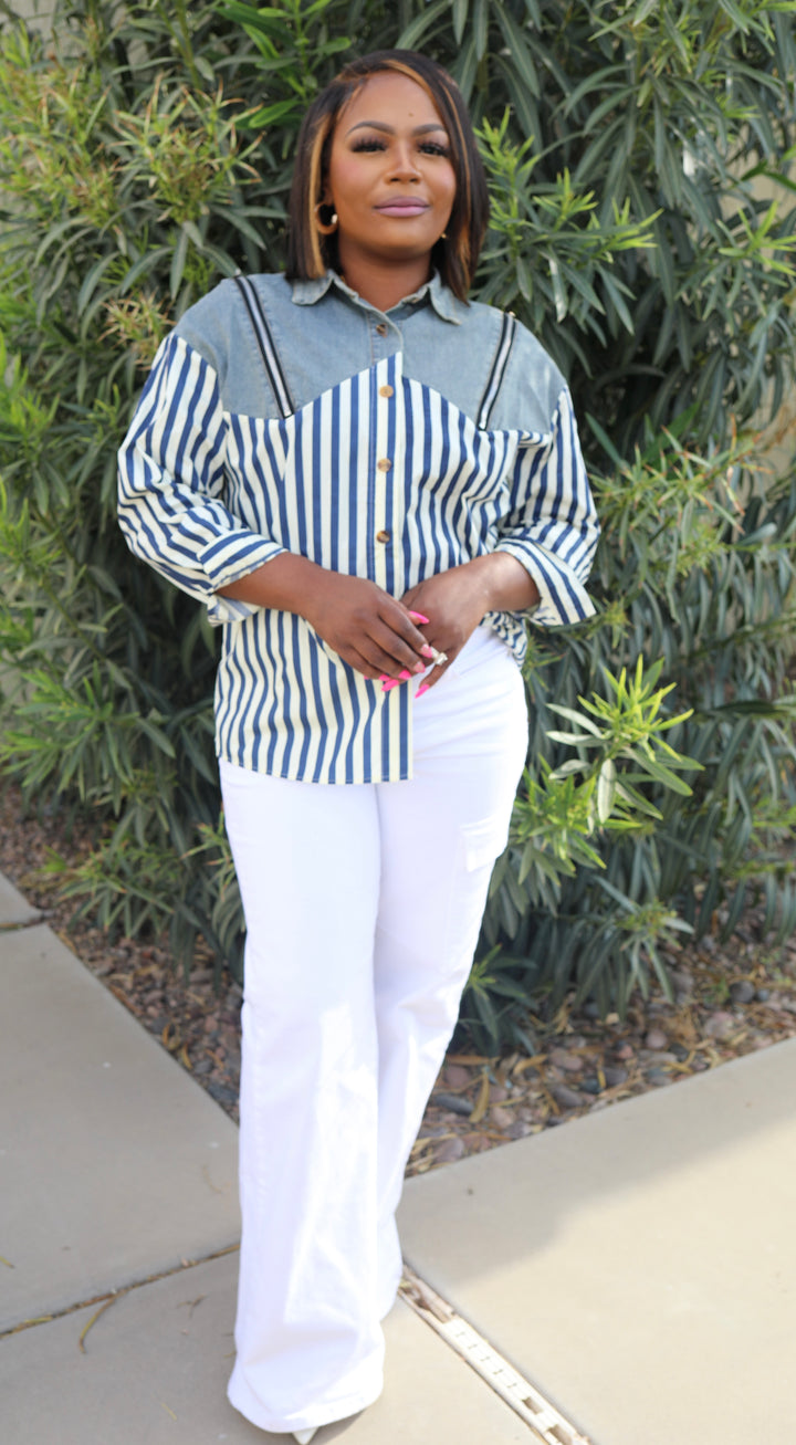 Denim Daze Top