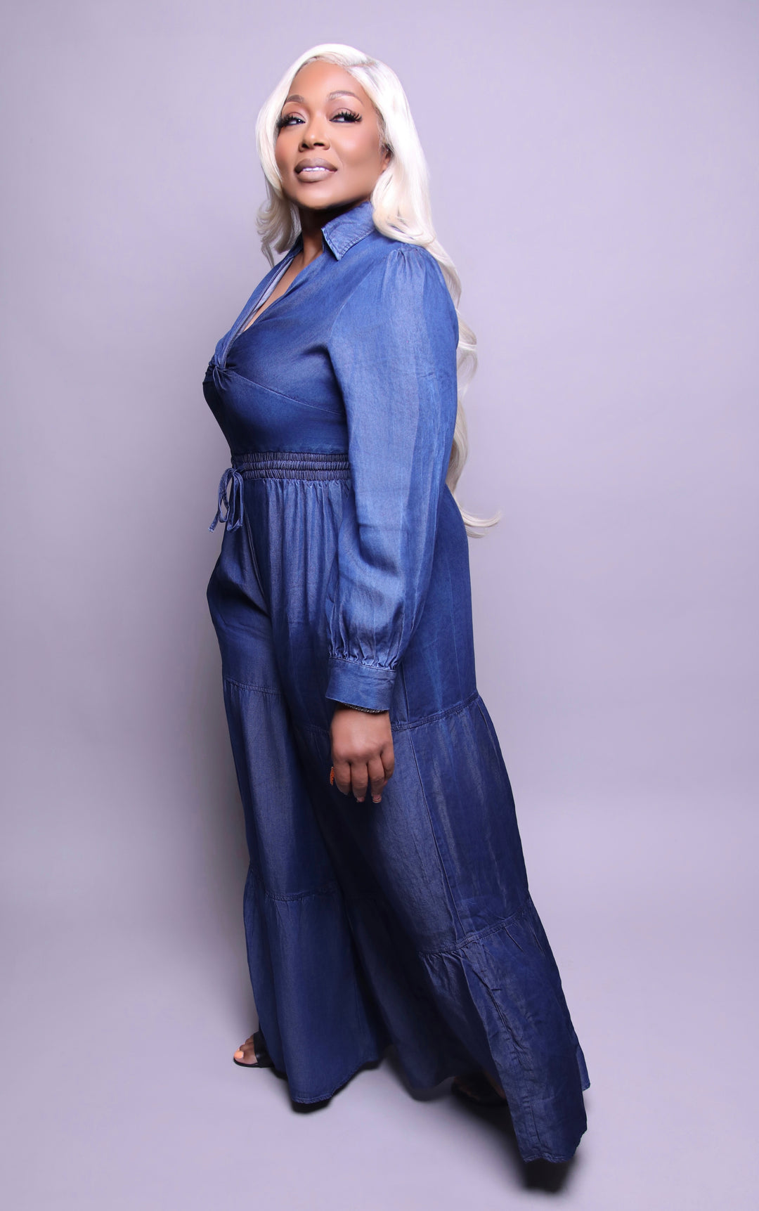 Claire Blue Jumpsuit