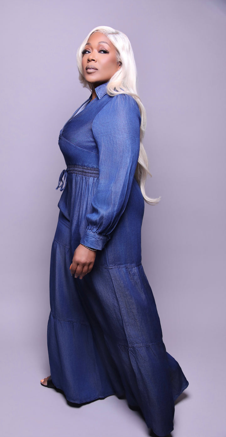 Claire Blue Jumpsuit