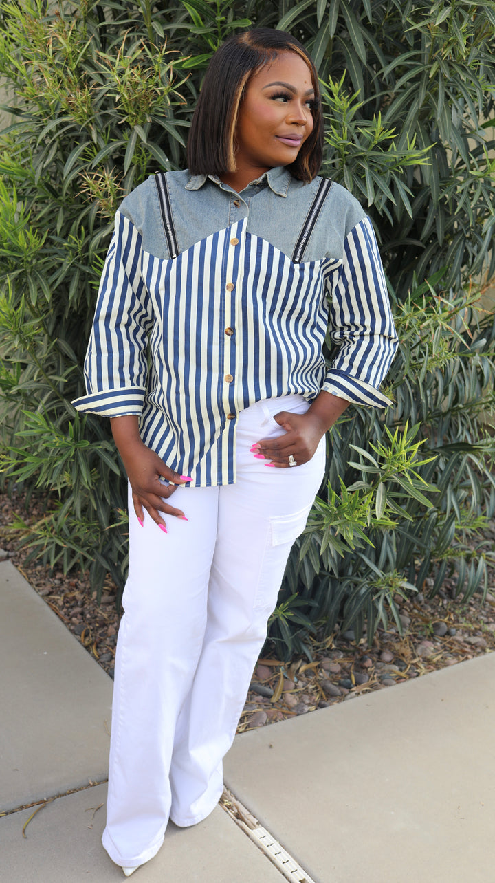 Denim Daze Top