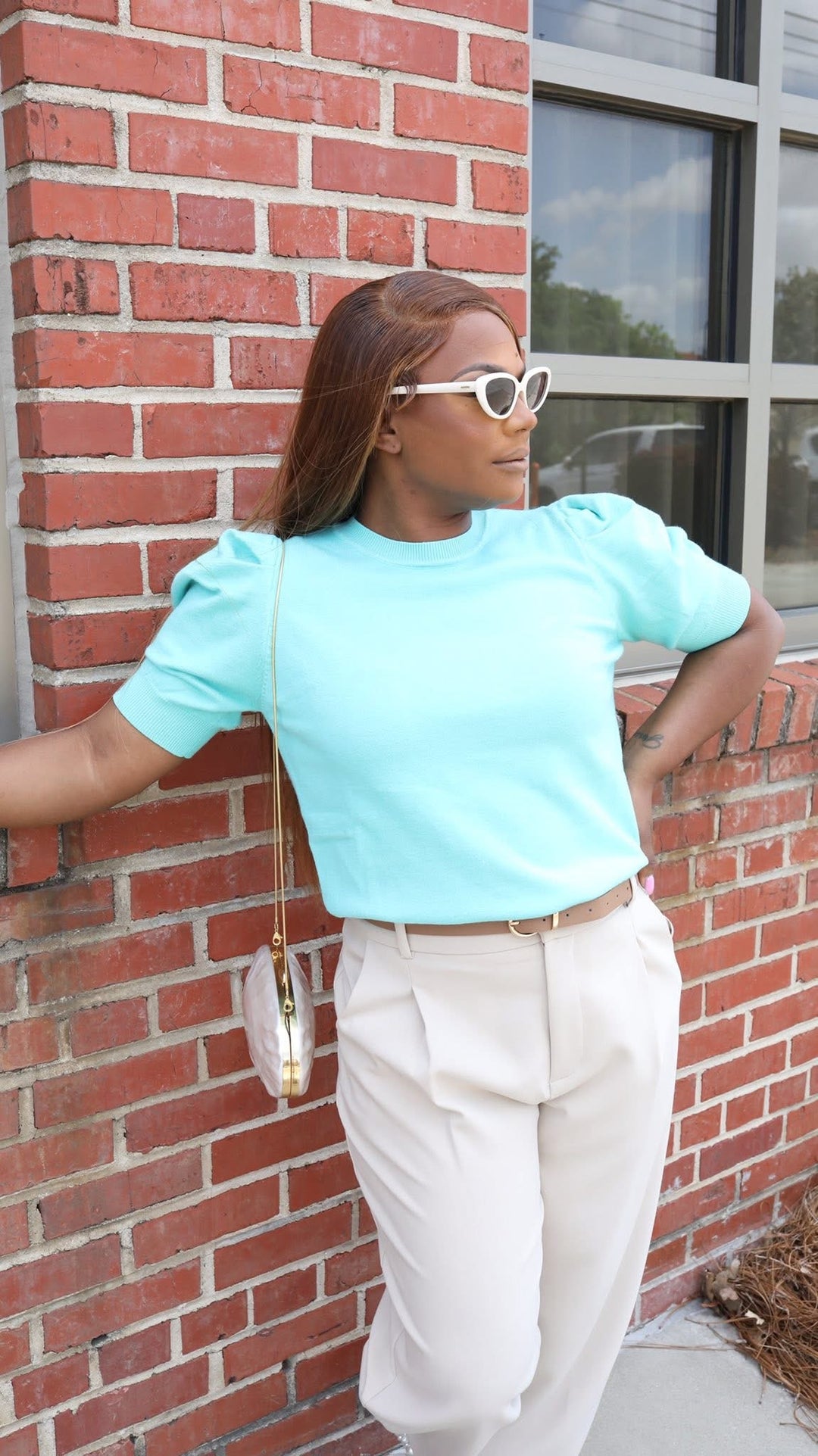 The Blue Bloom Top